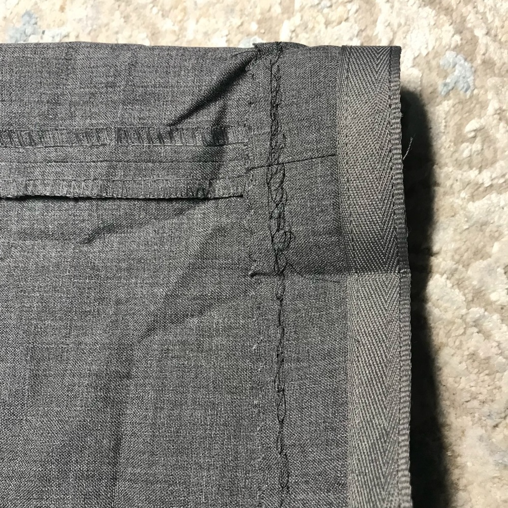 HILTL wool dress pants, NWT, Size US 32/32, Gray, - Picture 9 of 12